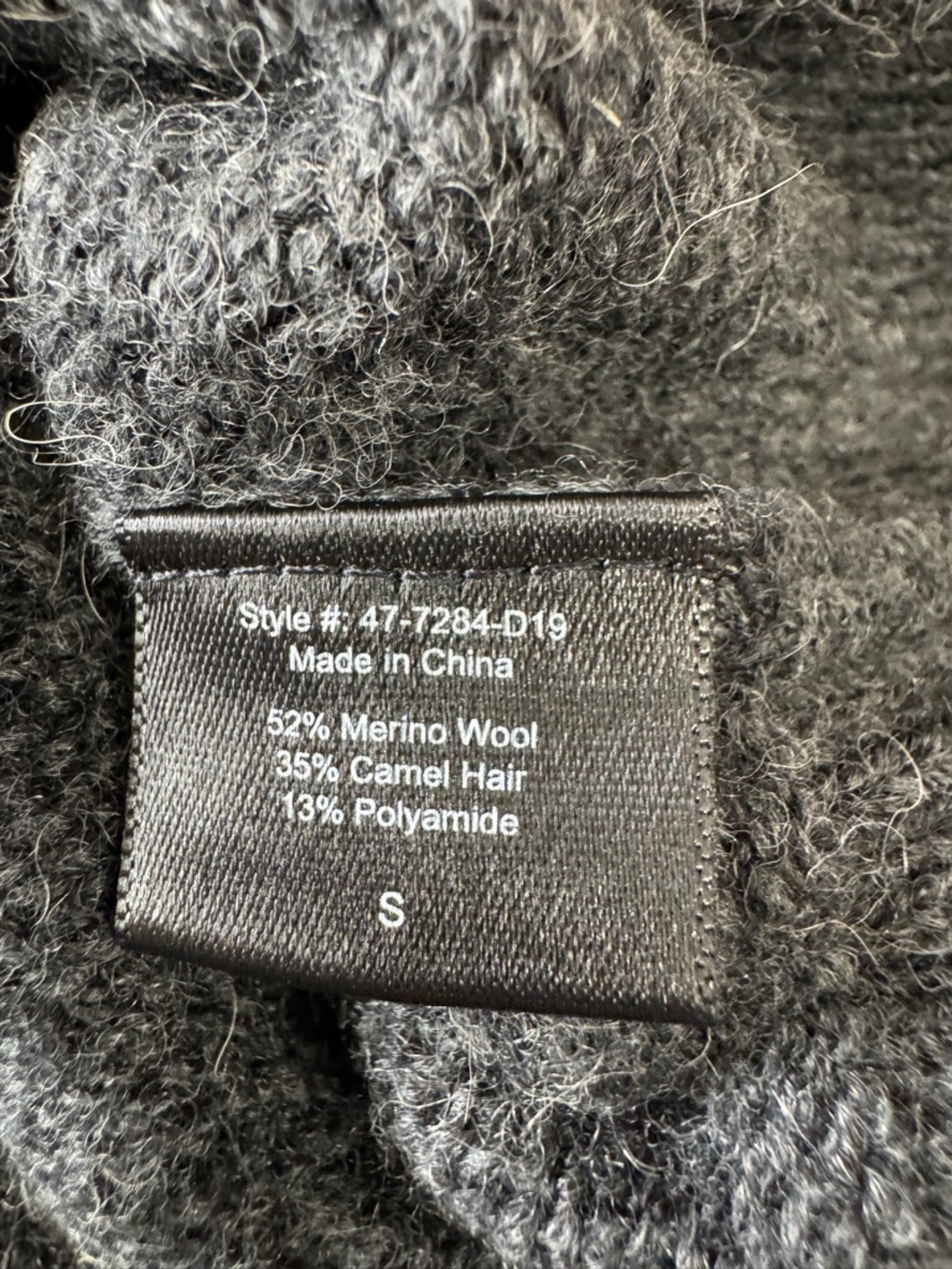 Jenni Kayne Atlas Sweater in Charcoal Grey Size Small. NEW - Picture 8 of 11